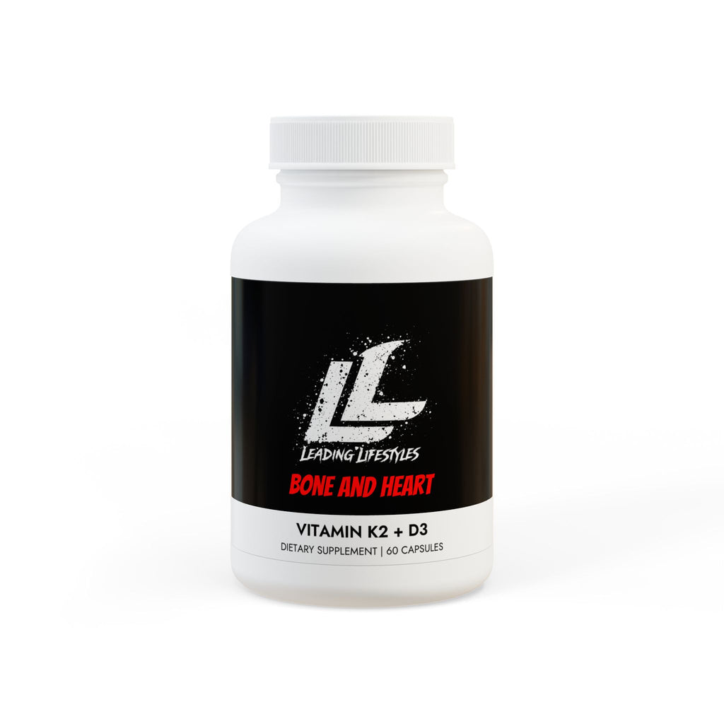 Bone and Heart Vitamin K2 + D3 Supplement (60 Capsules)